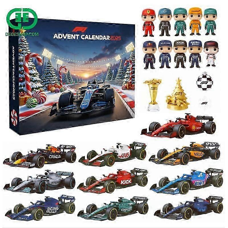 F1 Racing Advent Countdown Holiday Calendar Blind Boxq