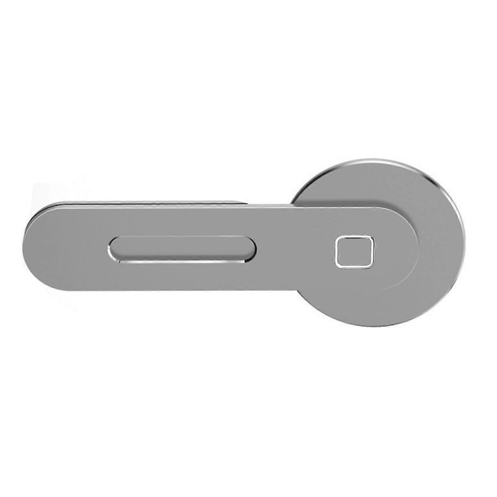 Aluminum Alloy Magnetic Phone Holder Rack for Laptop Computer Screen Flexible Positioning Offer Multiple Viewing Angle  Silver