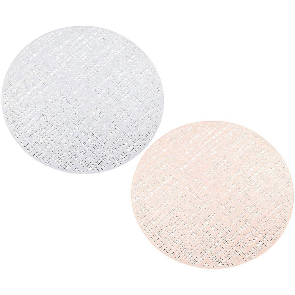 Assorted Color Table Mat Placemat for Home Use 2Pcs Nordic Style