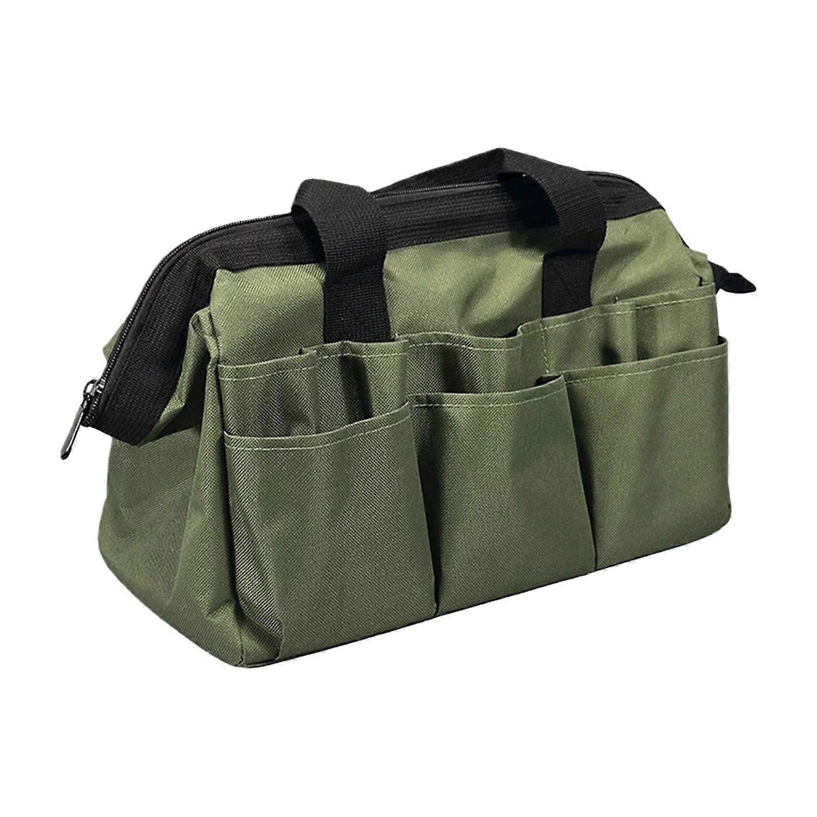 Heavy Load Tool Bag Waterproof Large Capacity Work Bag With Multiple Pocket For Construction Workshop Multicolor