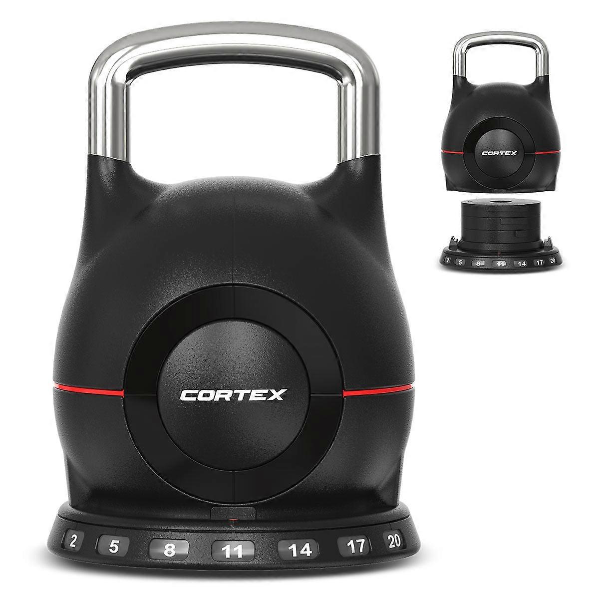 Cortex 7 In 1 Revolock Quick Adjust 20Kg Kettlebell Kettlebells