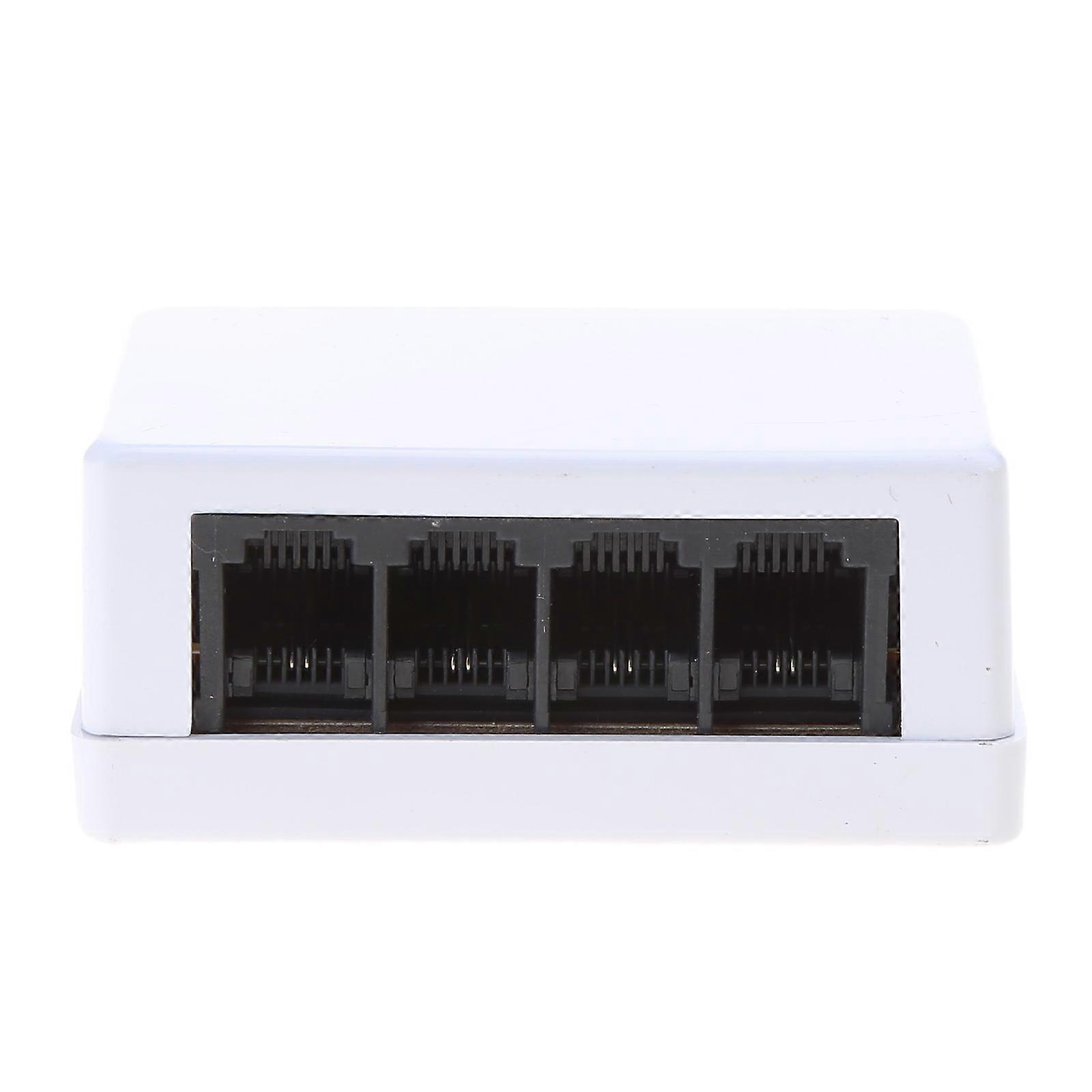 1-to-4 RJ45 to RJ11 4-Way Adapter Netword to Telephone Adapter Splitterfor Efficient Communication Accessory Multicolor