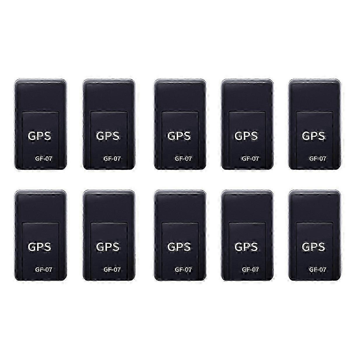10 Pack Gf07 Mini Magnetic Gps Trackers For Real Time Vehicle Location Tracking Monitor For Assets