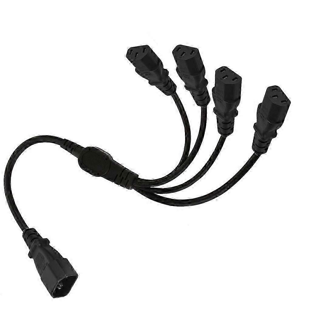 50cm UPS Server C14 to Multiple C13 Extension Cable Power Cord Splitter Wire