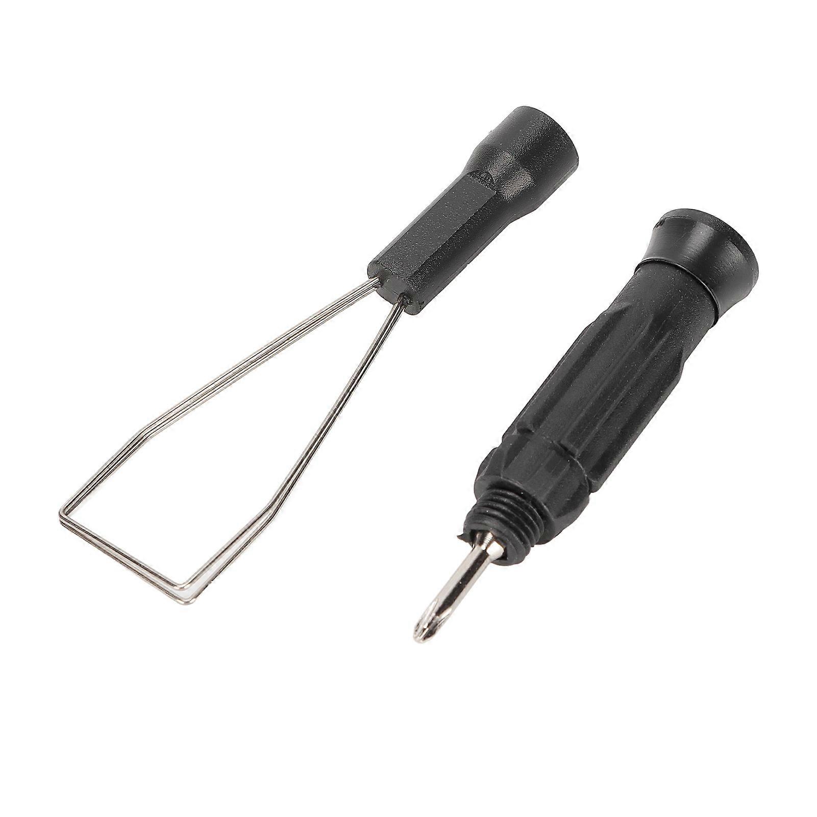 Keycap Puller Black Mechanical Keyboard Wire Key Puller Keycap Switch Removal Cleaning Tool with Screwdriver