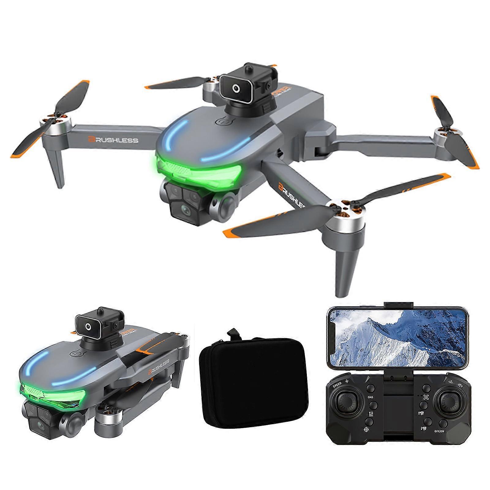 Cyber Monday 2024: Viflosae Brushless Motor Drone with HD 3 Camera, 2.4G WiFi FPV, Altitude Hold, Obstacle Avoidance, compatible with kids & adults