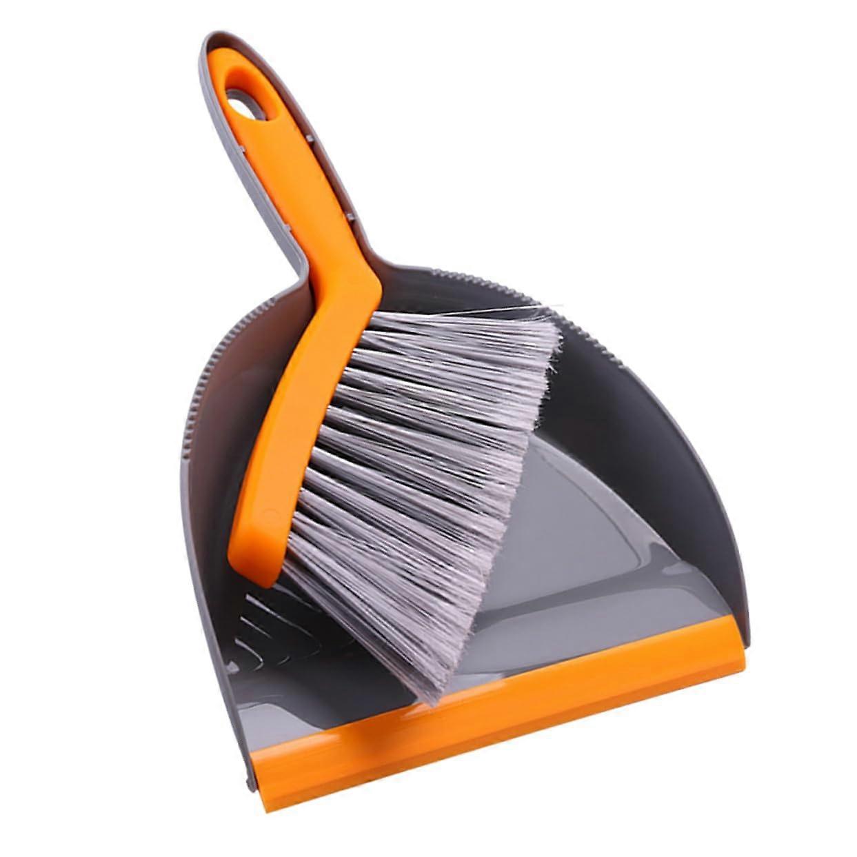 Mini Table Broom and Dustpan Set for Crumb and Hair Removal Easy Storage Soft Bristles