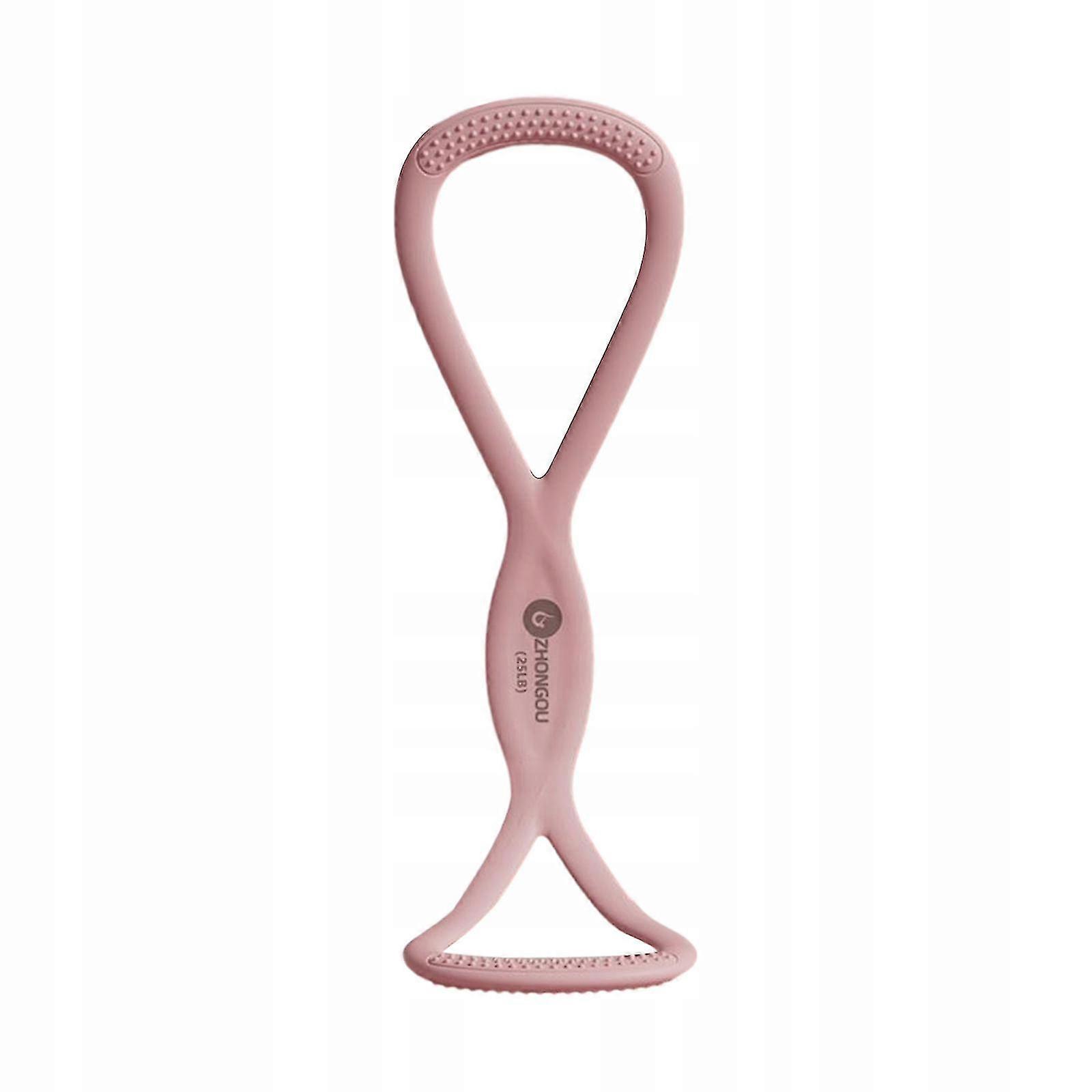 Exercise Band Multifunctional Rally Band Resistance Band In The Shape Of 8 In Pink