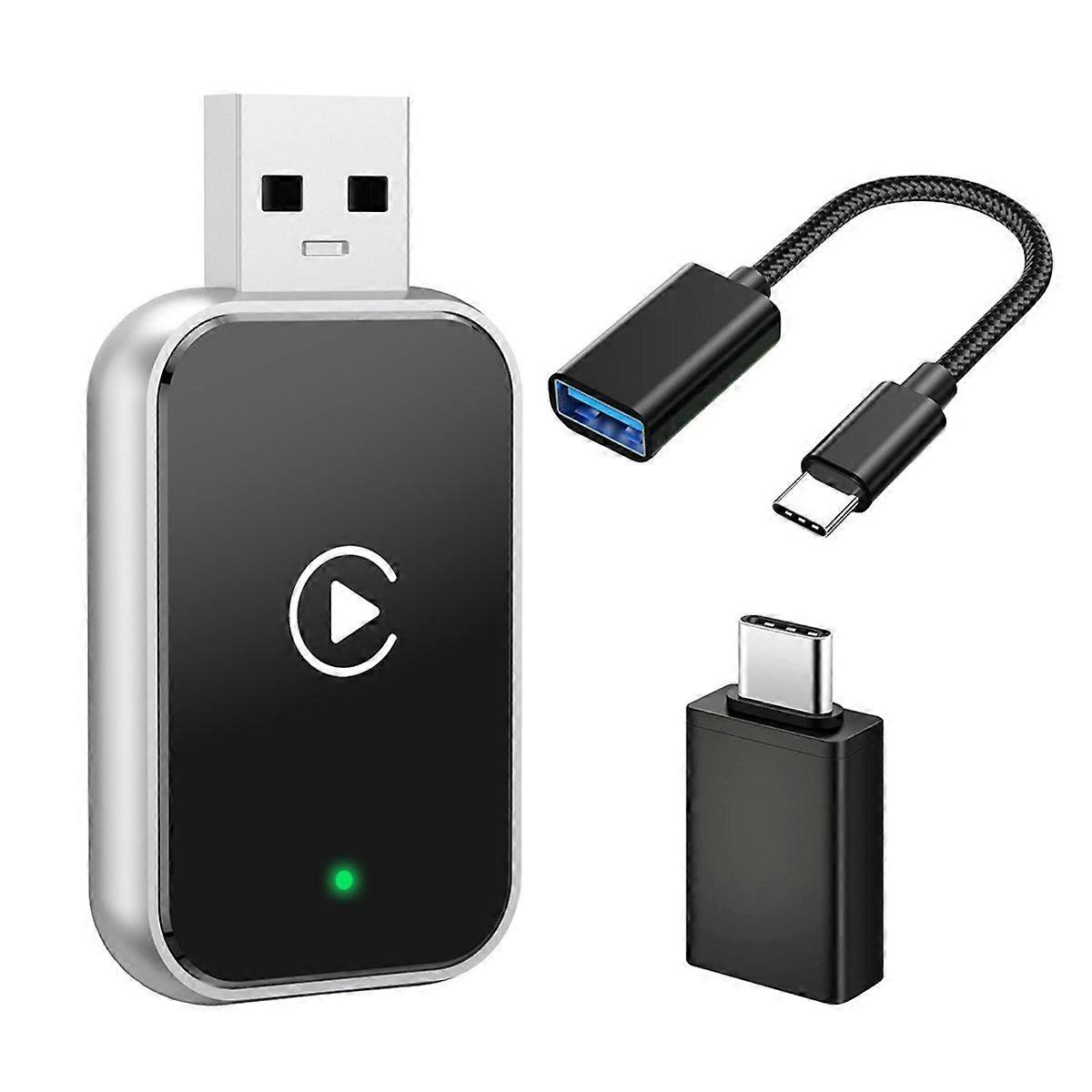 Wireless Carplay Car Adapter Android AUTO WiFi & Bluetooth Upgrade