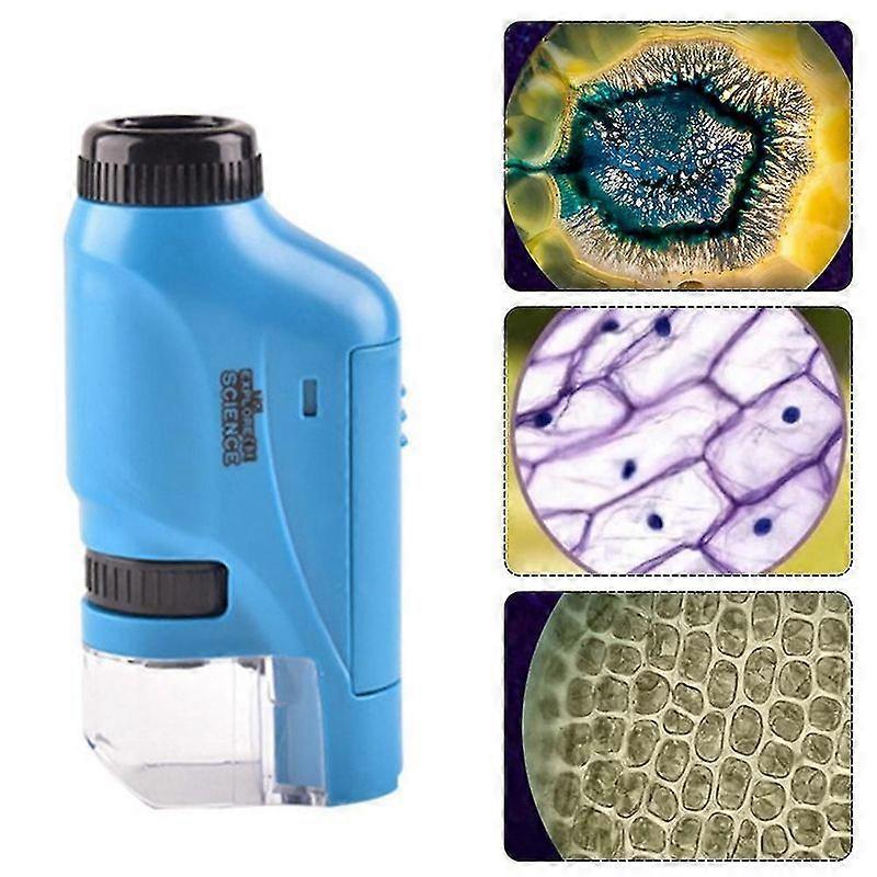 Luxora Handheld Microscope 60-120x Pocket Microscope LED Light Portable Mini Microscope