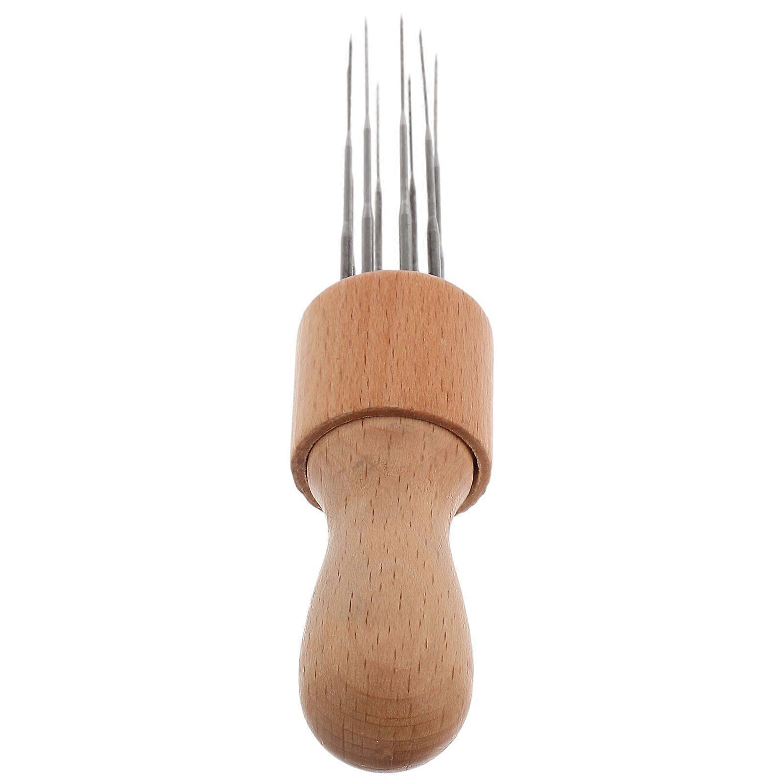 Wood Handle Felting Tool for DIY Needle Felting Craft Accessory