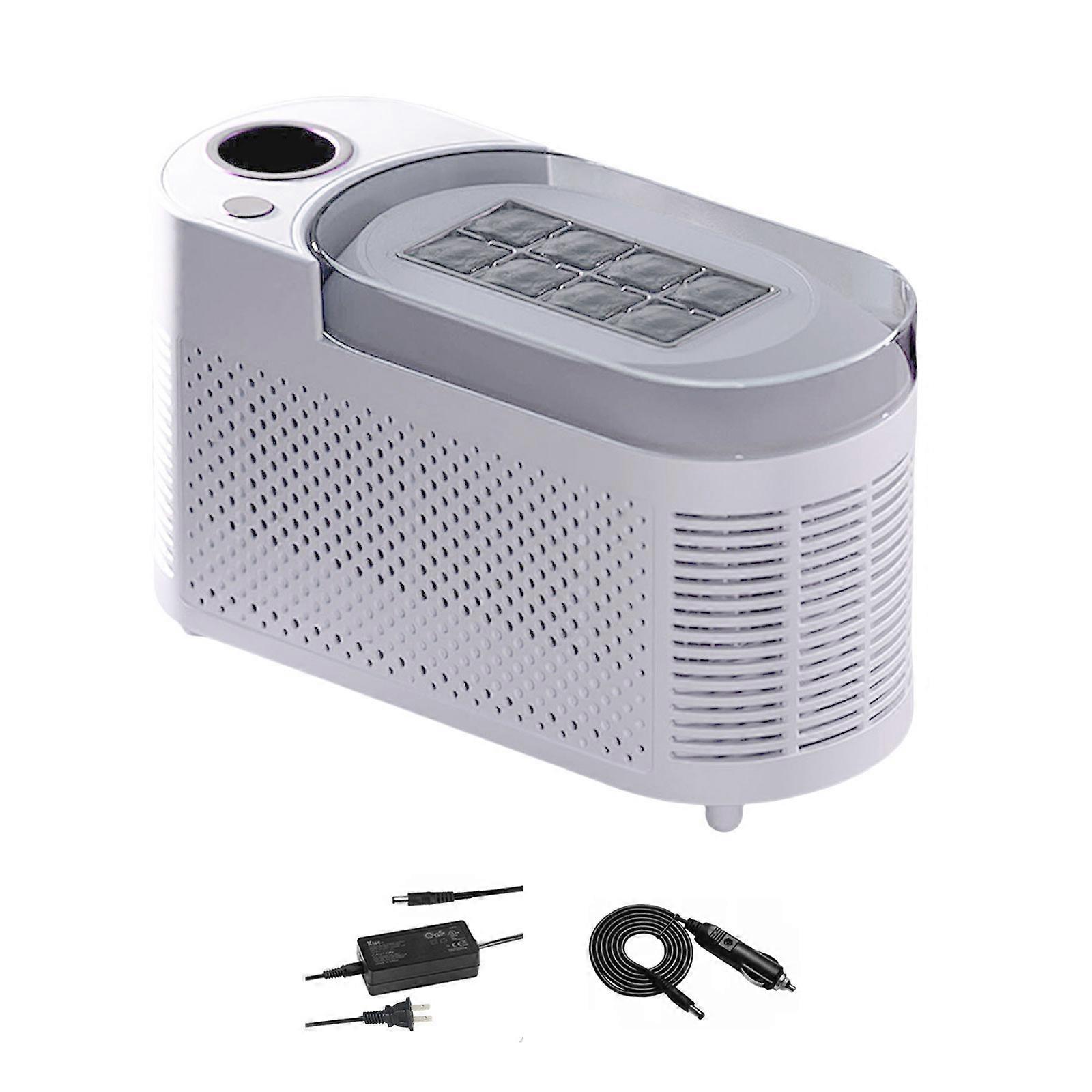 12V Portable Ice Maker Quick Ice Production Machine Plastic Texture Suitable for Household Kitchens and Outdoor Picnics  Purple