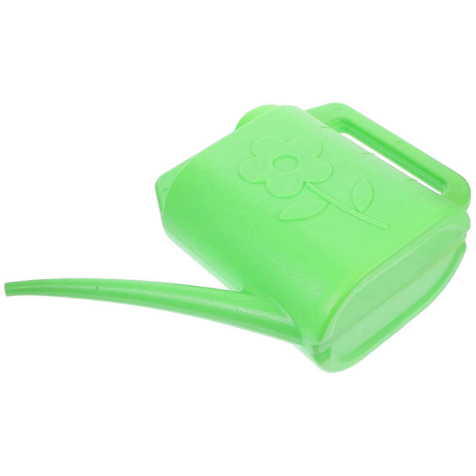 Large Capacity Watering Can for Indoor and Outdoor Plants with Long Spout and Ergonomic Grip in Soft Green