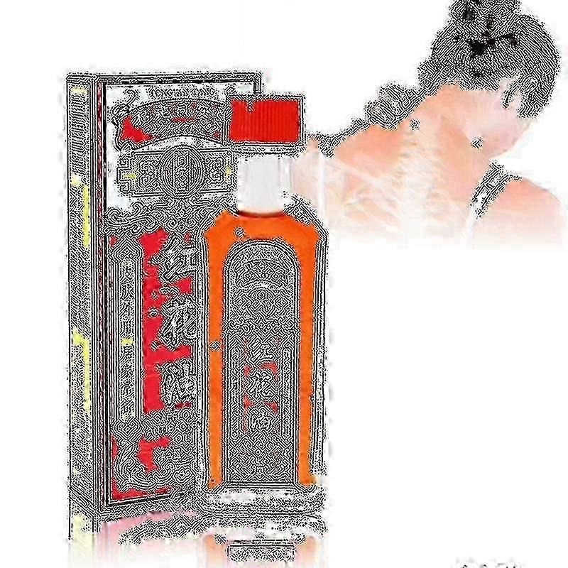 本格的な中国の古いブランドのベニバナオイルボディマッサージャーリラクゼーション関節リウマチ/関節/筋肉の痛み緩和エッセンシャルオイル