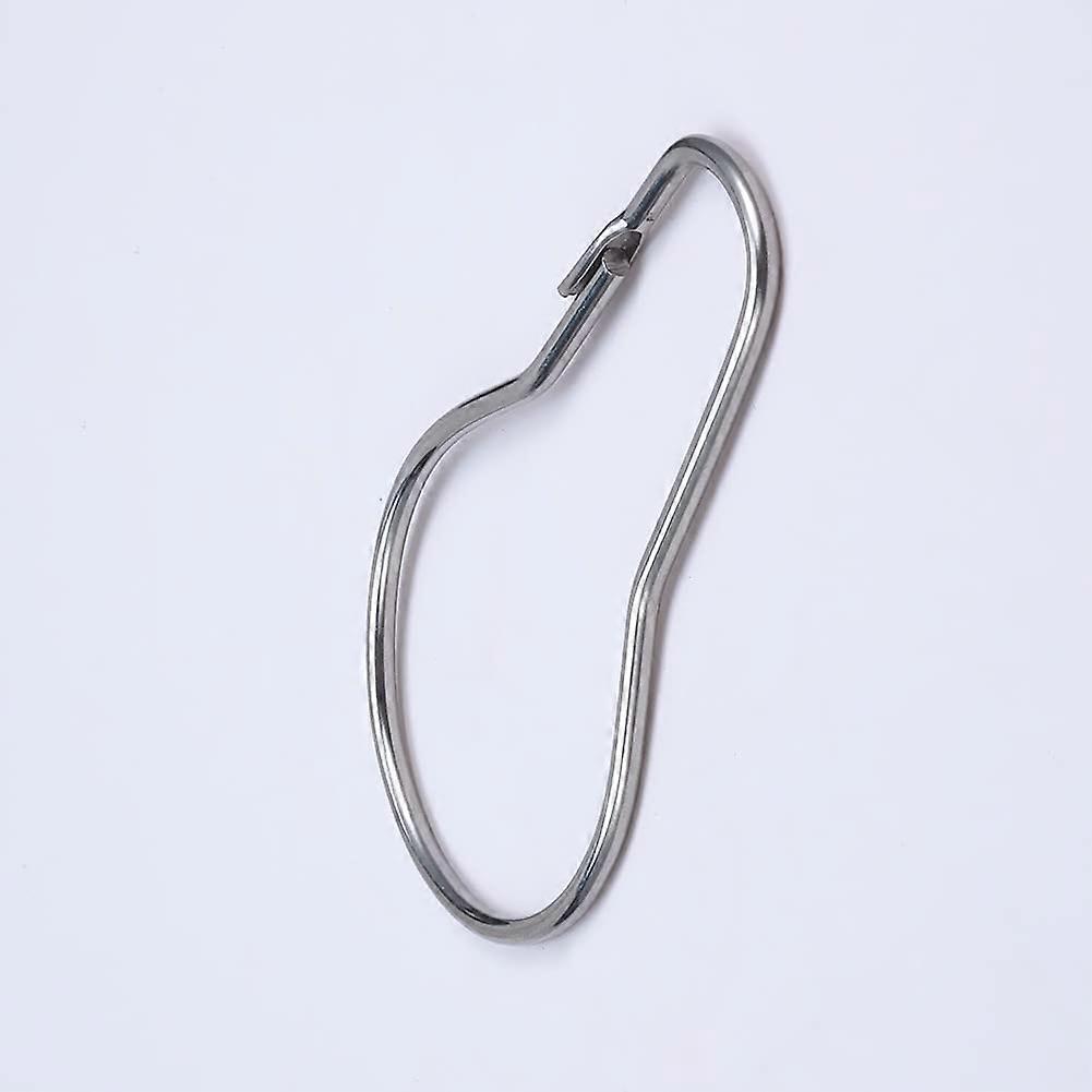 Rust Resistant Shower Curtain Hooks Rings with Smooth Glide Heavy Duty Closure 12 Pack