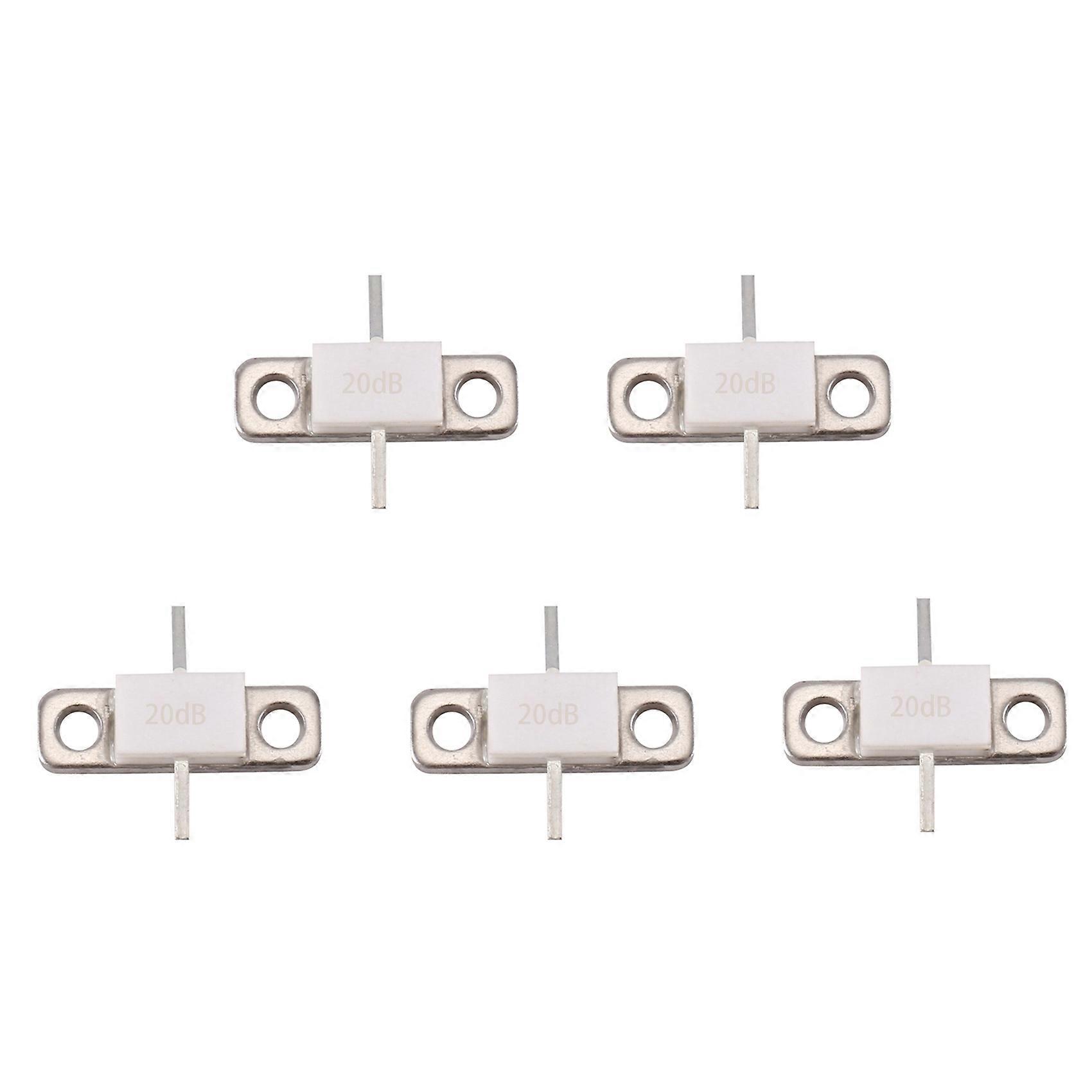 5X 20DB 100Watts ATTENUATORS FLANGED 100Watt 20Db RFP 100W 20DB 100WATTS DC-3.0 Ghz 50Ohms LOW VSWR High Power