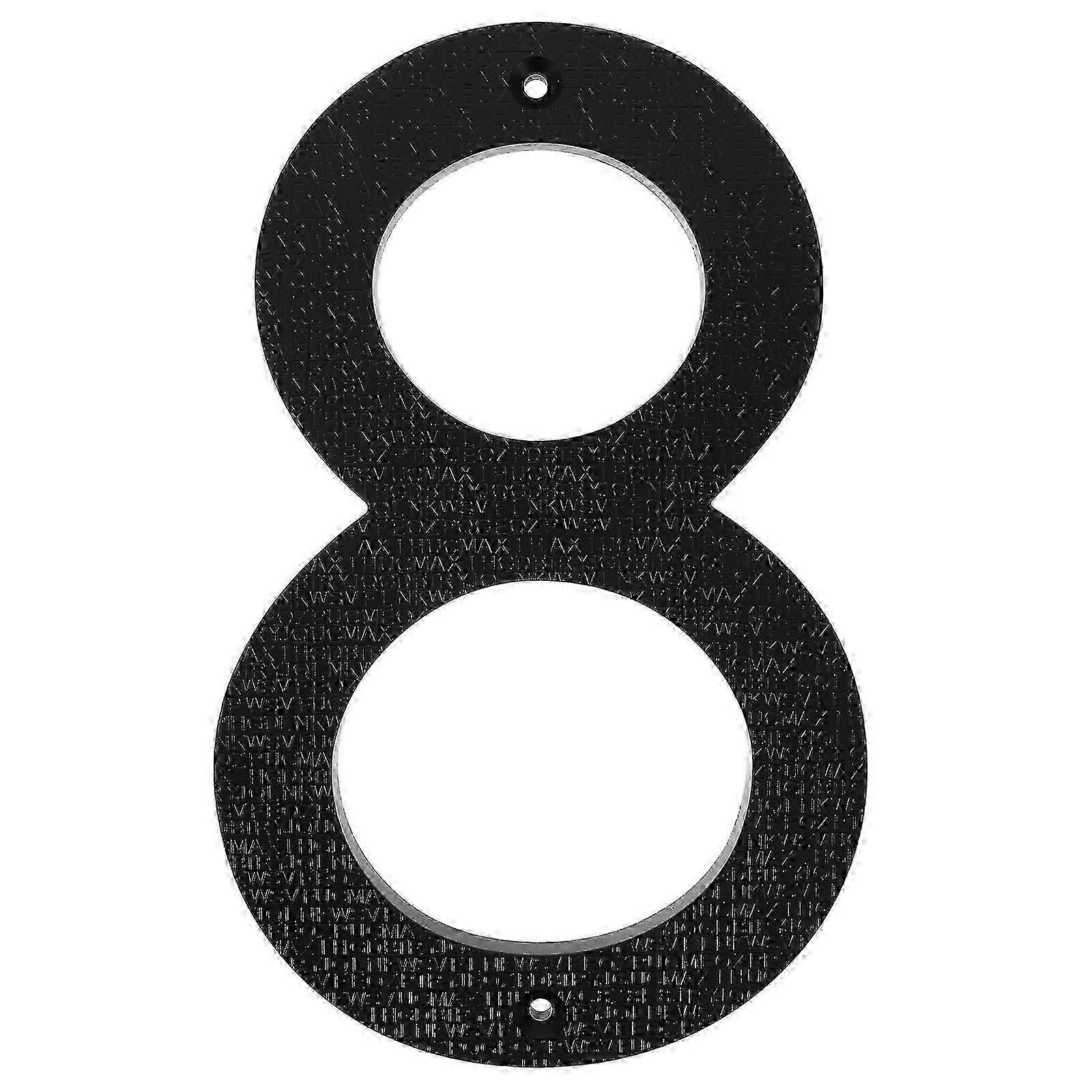 Door Numbers For Mount Large Floating House Number Exterior Address Numbers For Door Wall Rectangular Shape Weather Resistant 1Pcs hwyC
