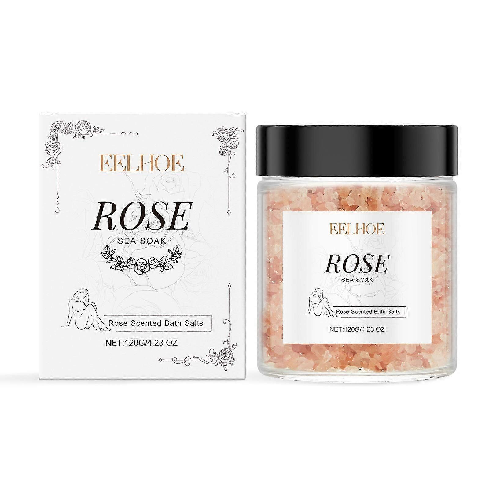 rose bath mineral salts contain aloe vera leaf extract, tocopherol (vitamin E)