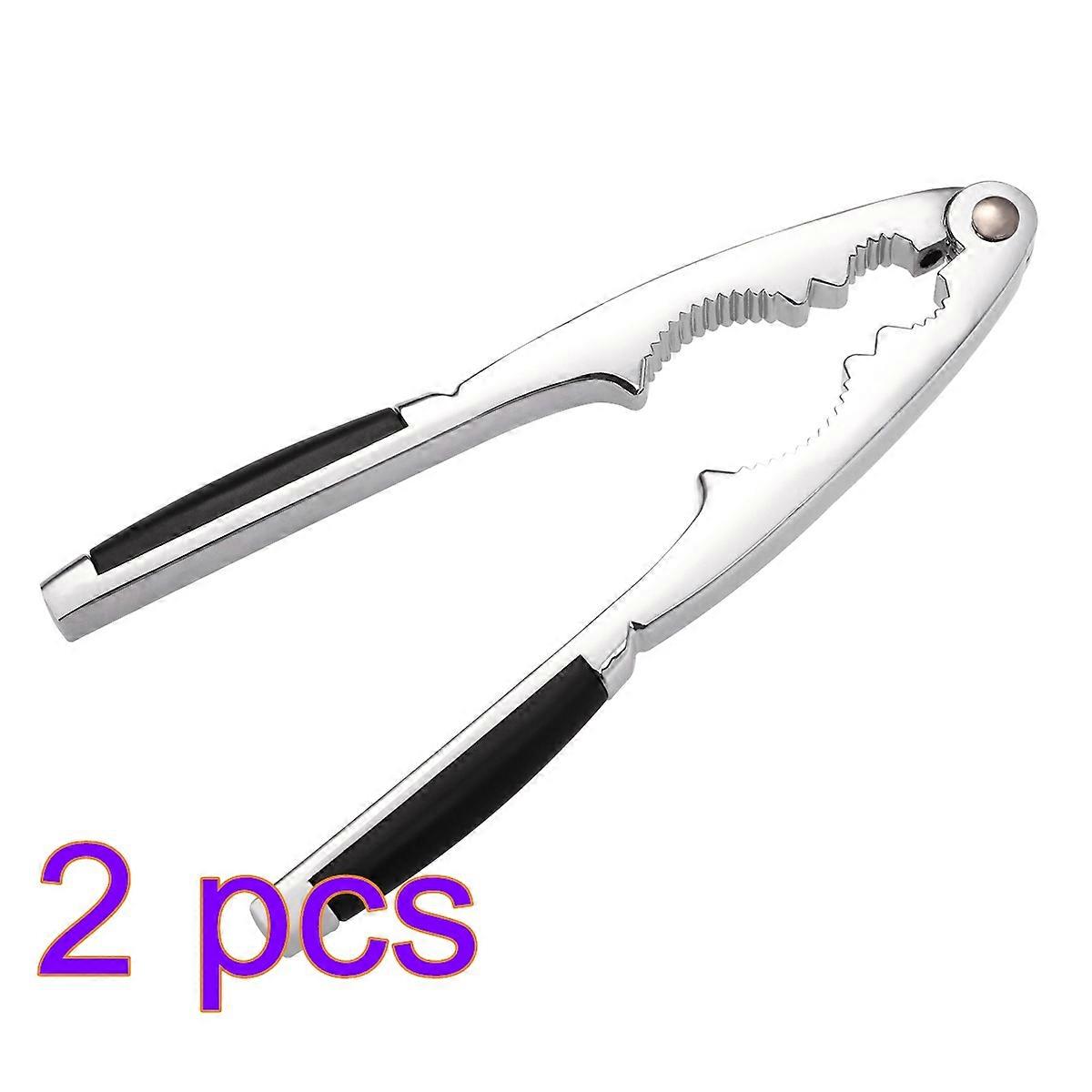 Nut Opener Bestomz Walnut Clip Pliers Multifunction for 2Pcs Silver