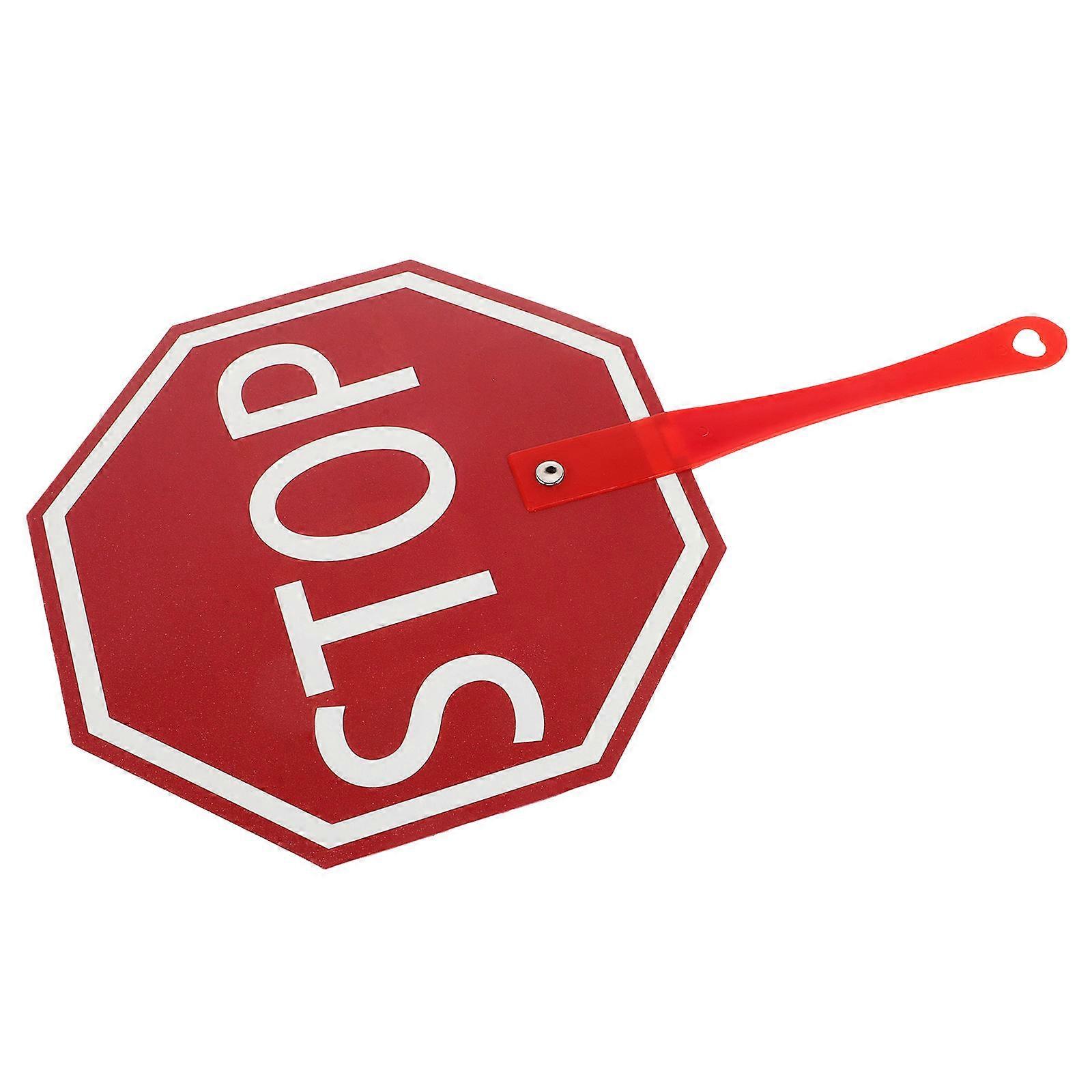 Stop Sign Handheld Stop Signs for Teachers Classroom Use Red Paddle