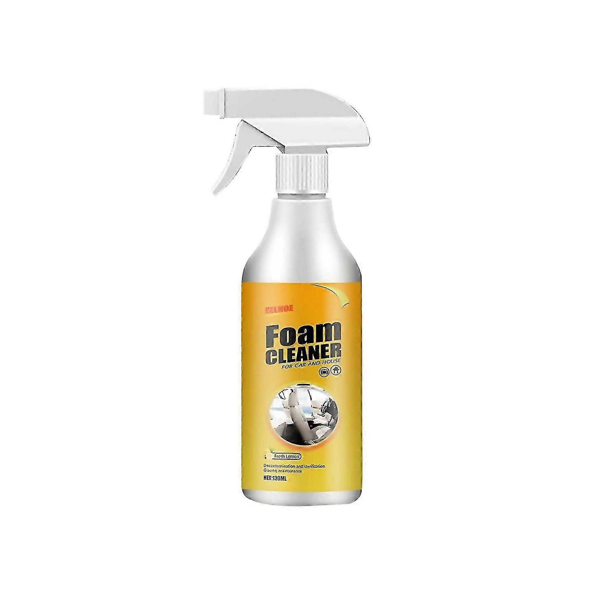 For Multipurpose Car Foam Cleaner Safe Fast Deep Clean For Leather Fabric Seats 120ml