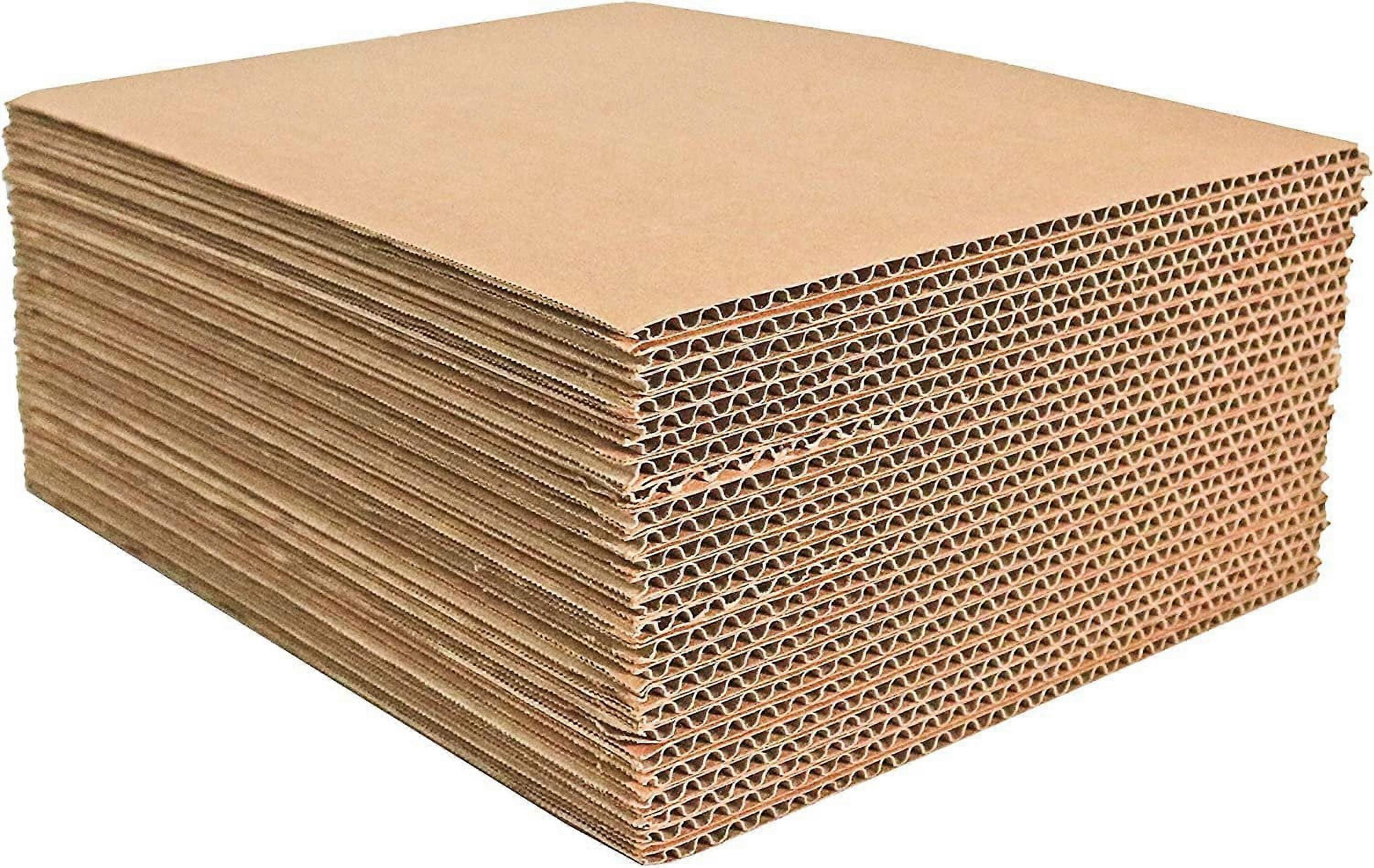 200 8.5x11 Cardboard Corrugated Pads Inserts Filler Sheet 8.5 x 11