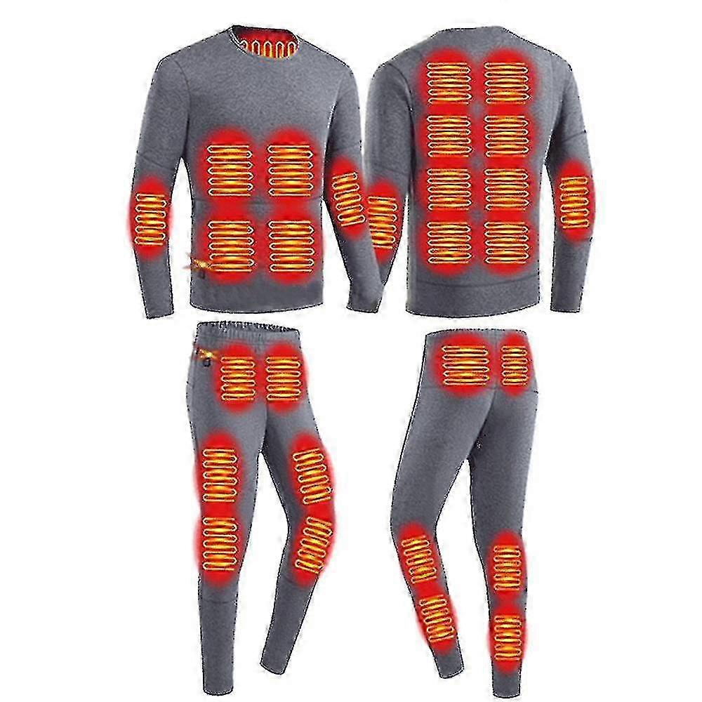 Sous-vêtements chauffants pour sports d'hiver, veste chauffante thermique à 28 zones