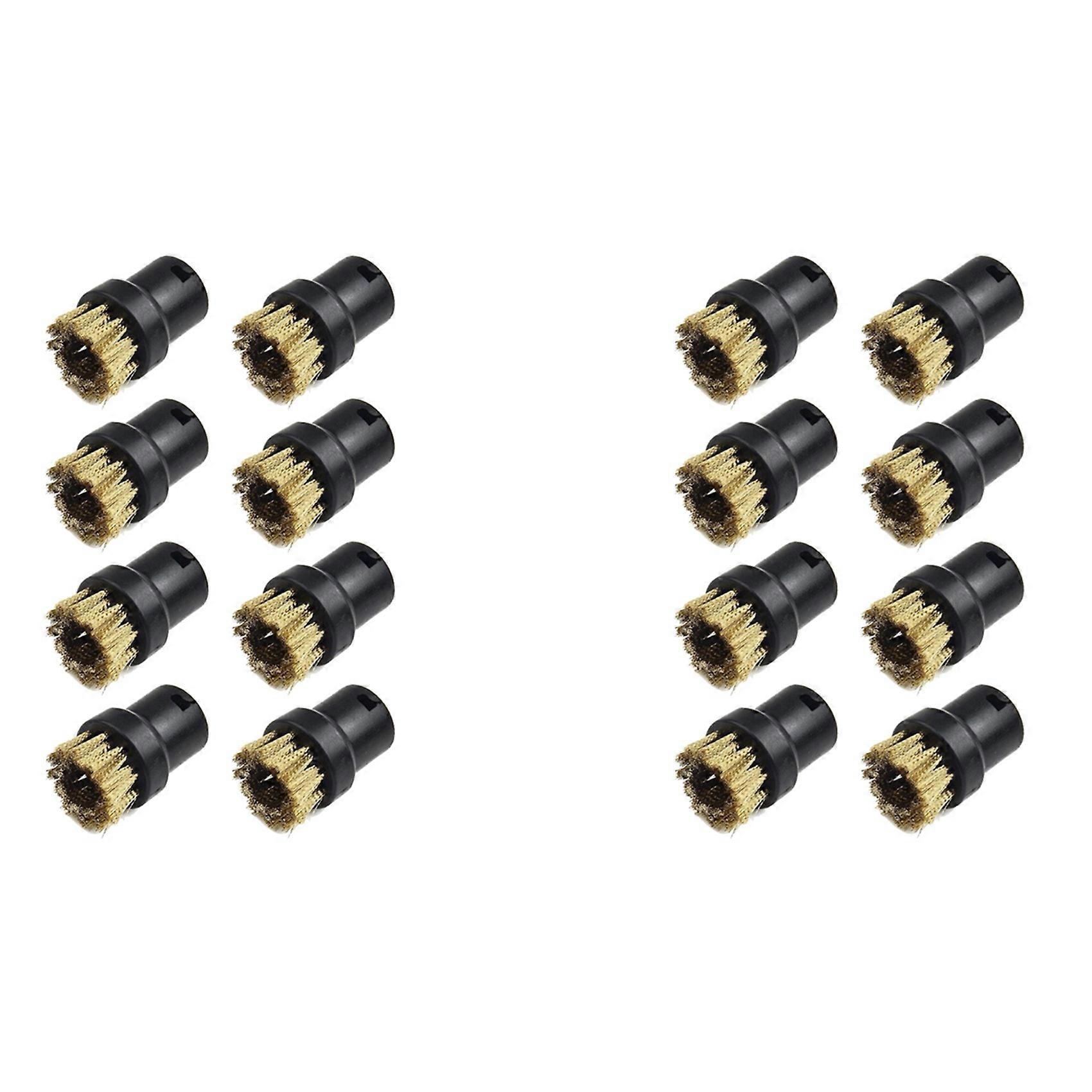 16x Round Brush Brass Wire Brush Nozzles for KARCHER SC Series KARCHER SC1 SC2S C3 SC4 SC5 SC952 SC1020 SC2500 SC5800
