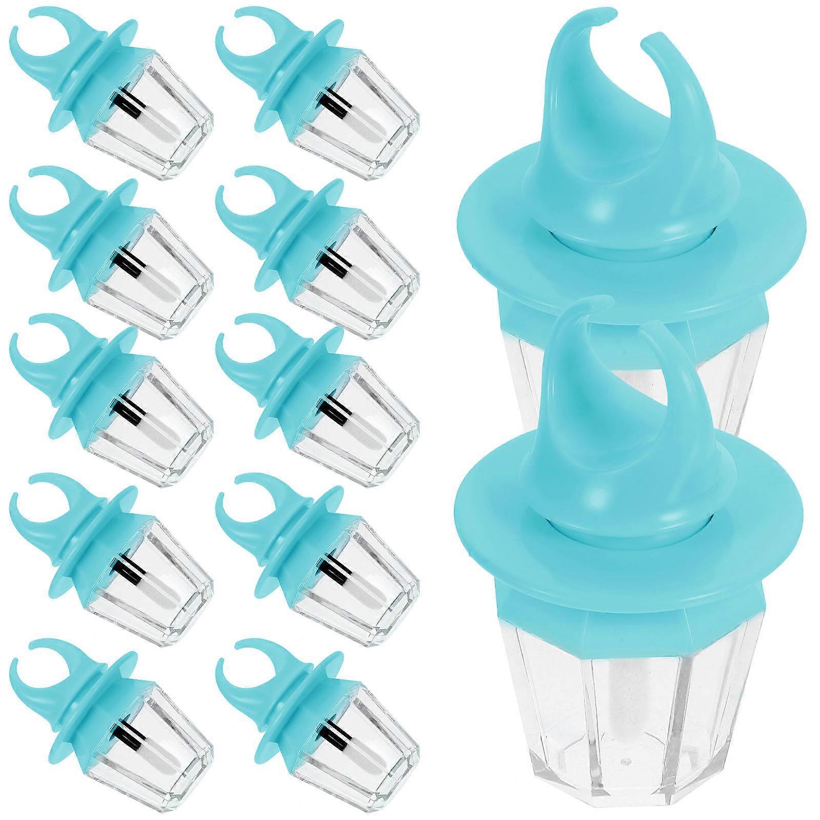 Blue DIY Lip Gloss Tubes 12Pcs Empty Ring Shaped Lip Gloss Containers