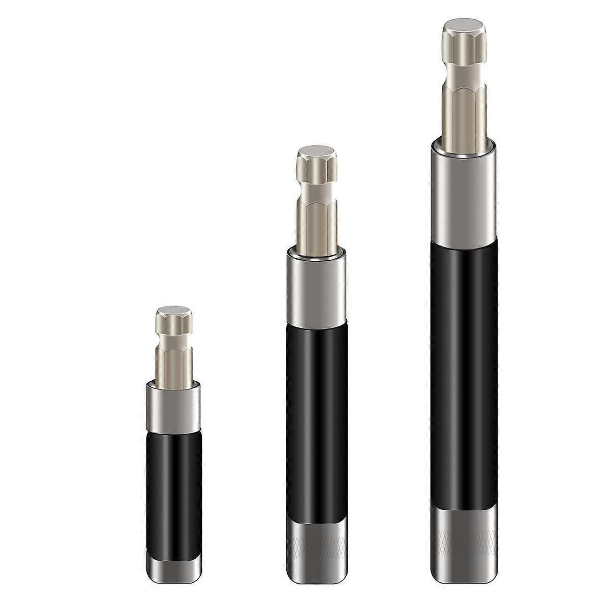 Magnetic Screwdriver Bit Holder with Quick Release, Adjustable 1/4 Inch Hex Shank Extension 80240mm