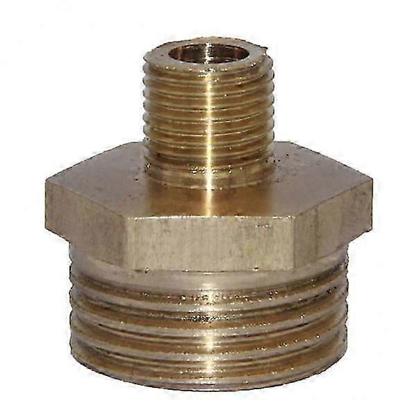 3x1/2-1/8" Brass Double-Headed Hex Bushing Fitting Connector Coulping Adapter
