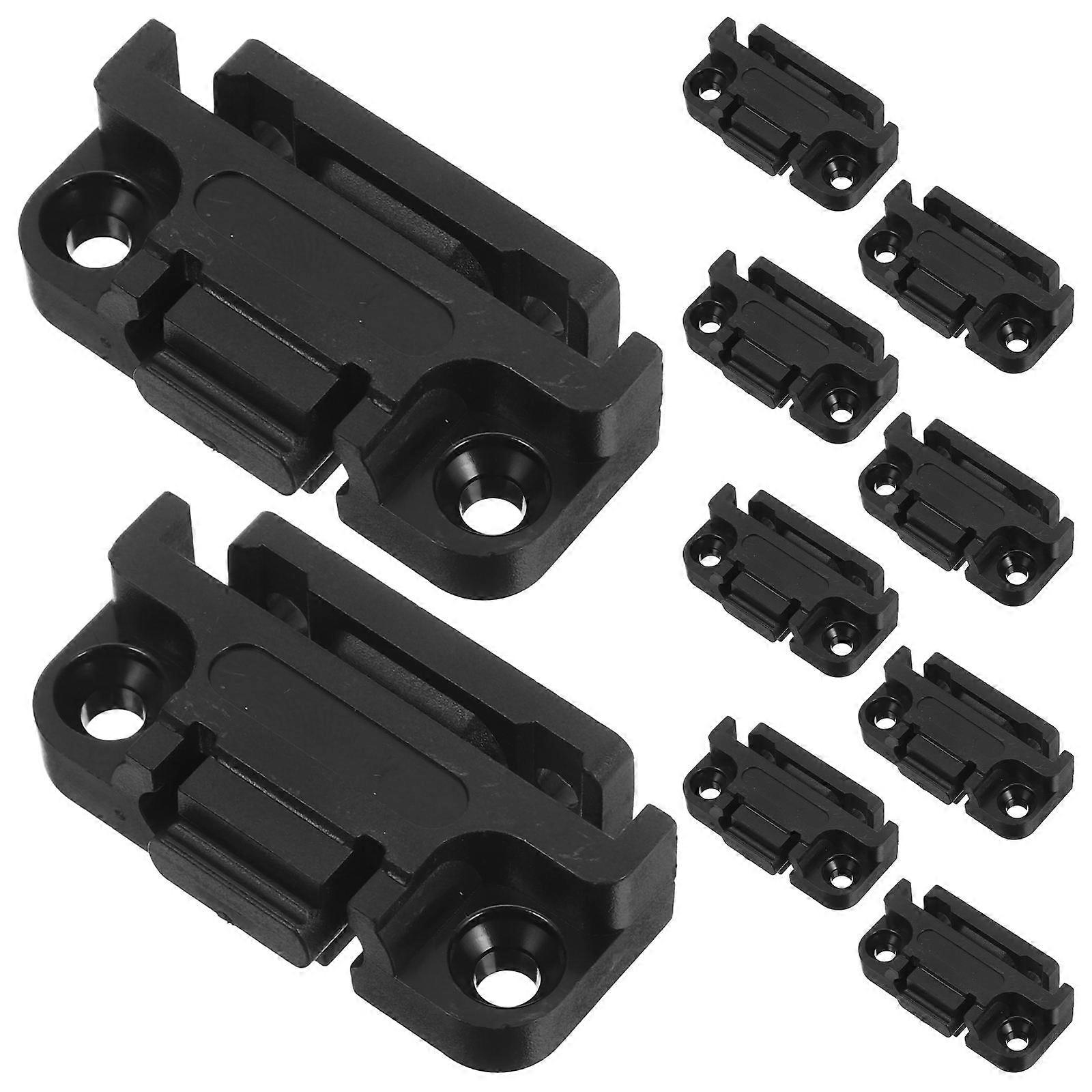 30 Pcs Versatile Plastic Angle Corner Braces For Home Improvement And Construction Projects Black Durable Joining And Securing Solutions