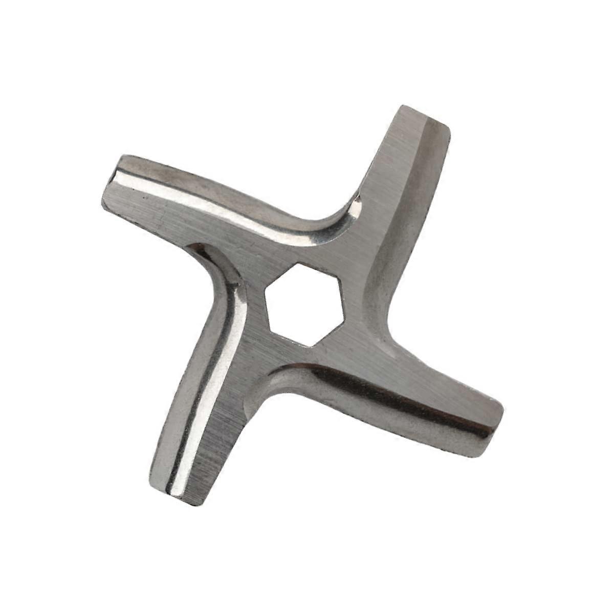 Stainless Steel Meat Grinder Blade Size #5  Durable Replacement with Precision Cutting Edge