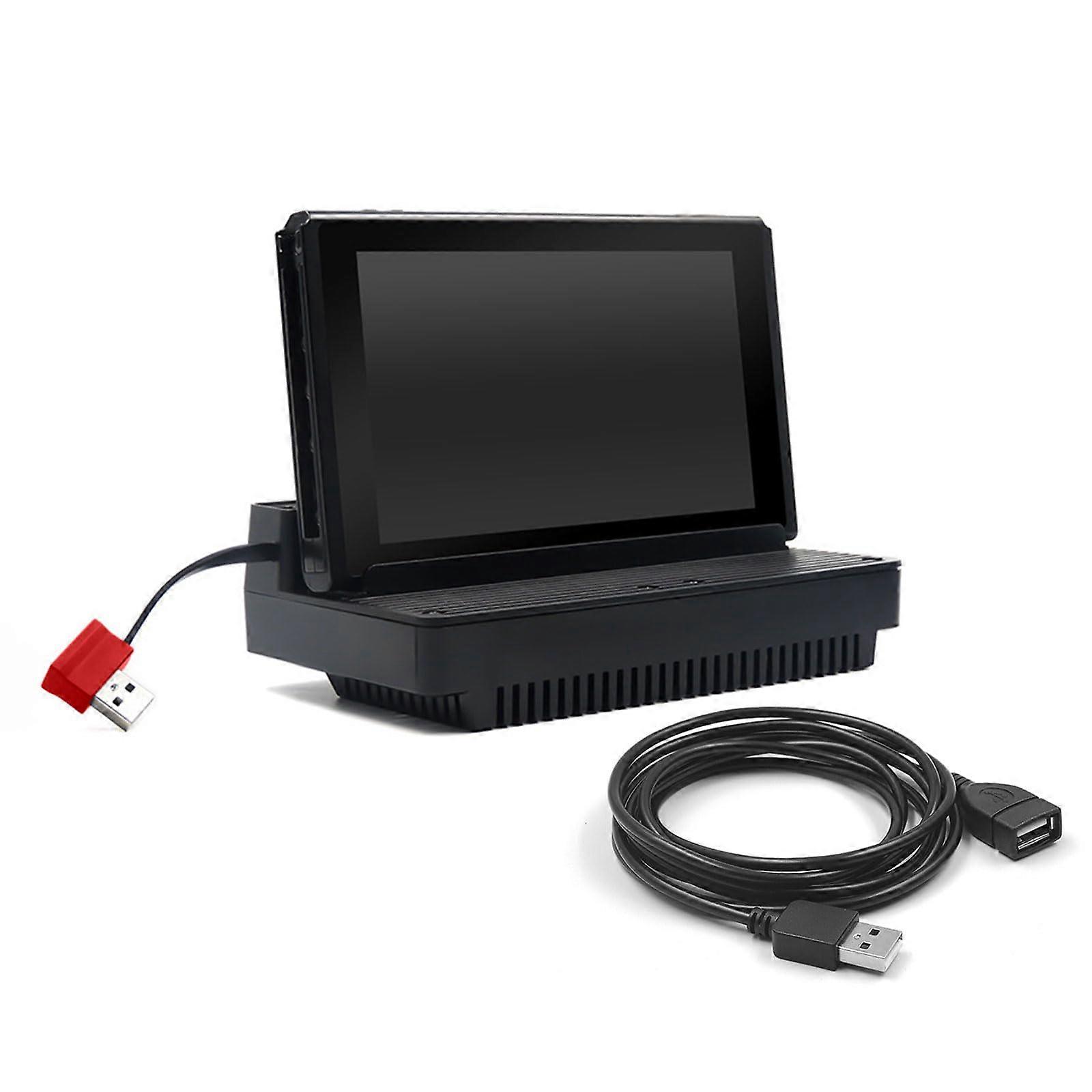 Game Console Cooling Stand with Dual Speed Fans, USB Powered Vertical Dock and SpaceSaving Design