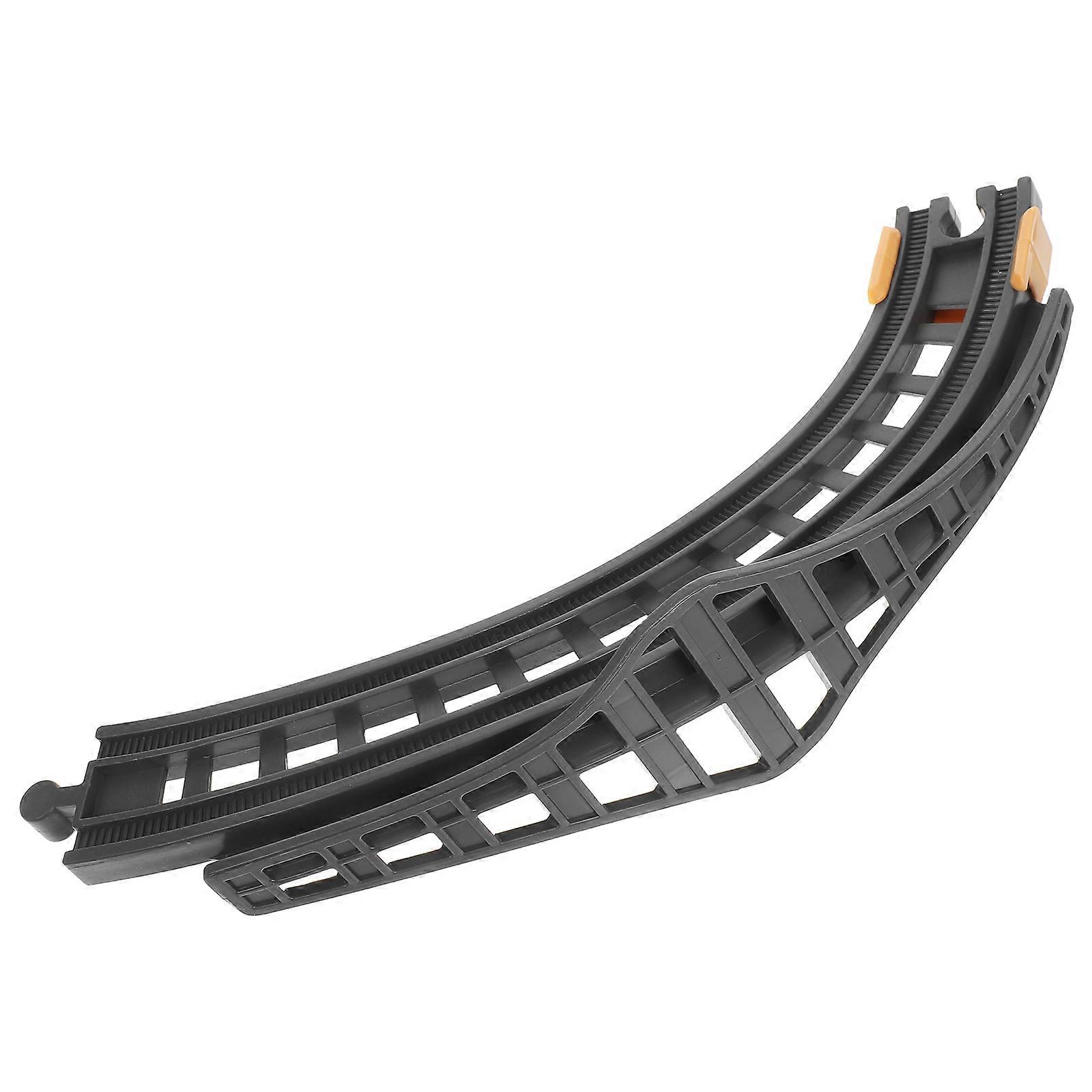 Grey Train Track Plastic Curve for Building Toy Replacement Part