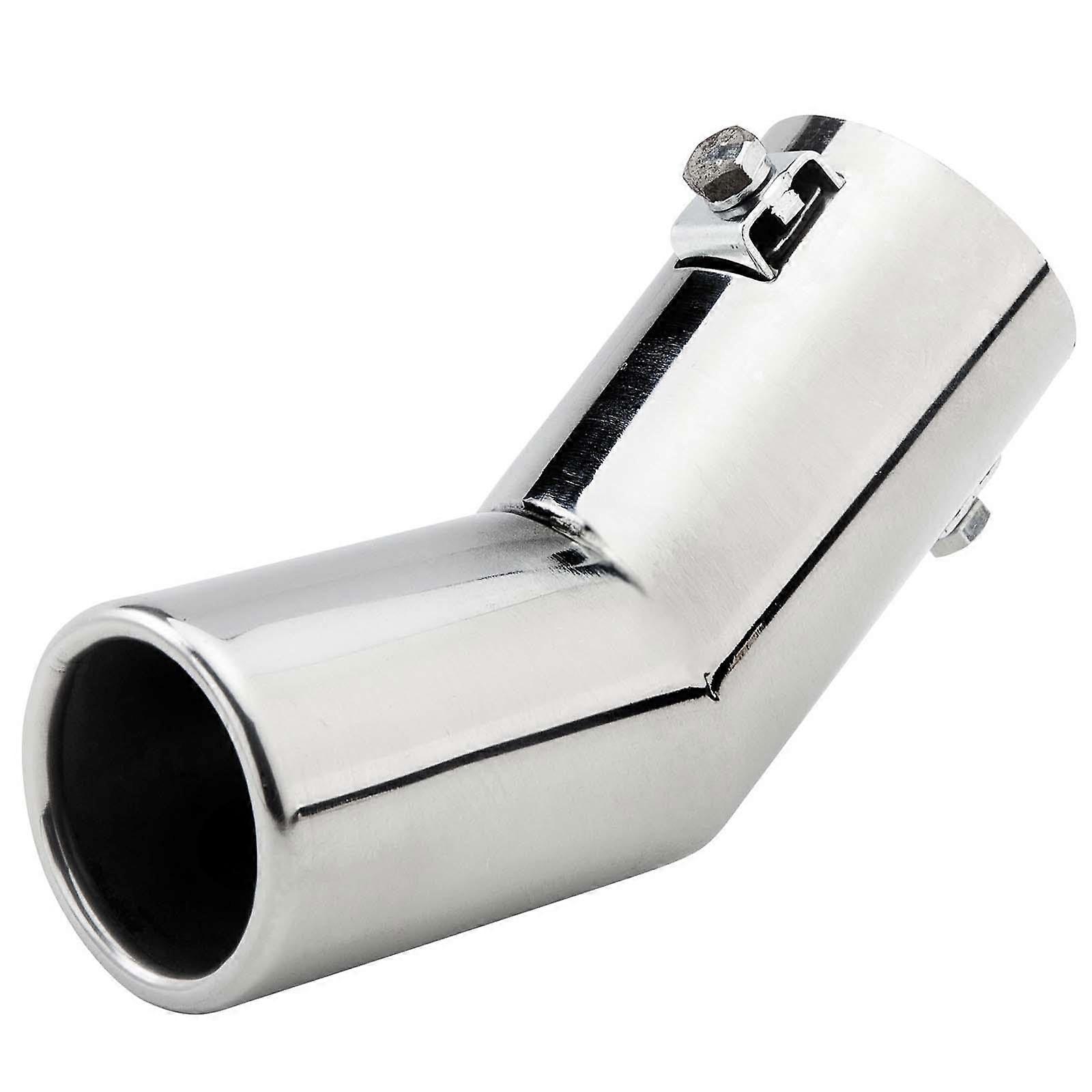 Universal Stainless Steel Car Exhaust Tip, RustResistant Tail Pipe with Easy Installation