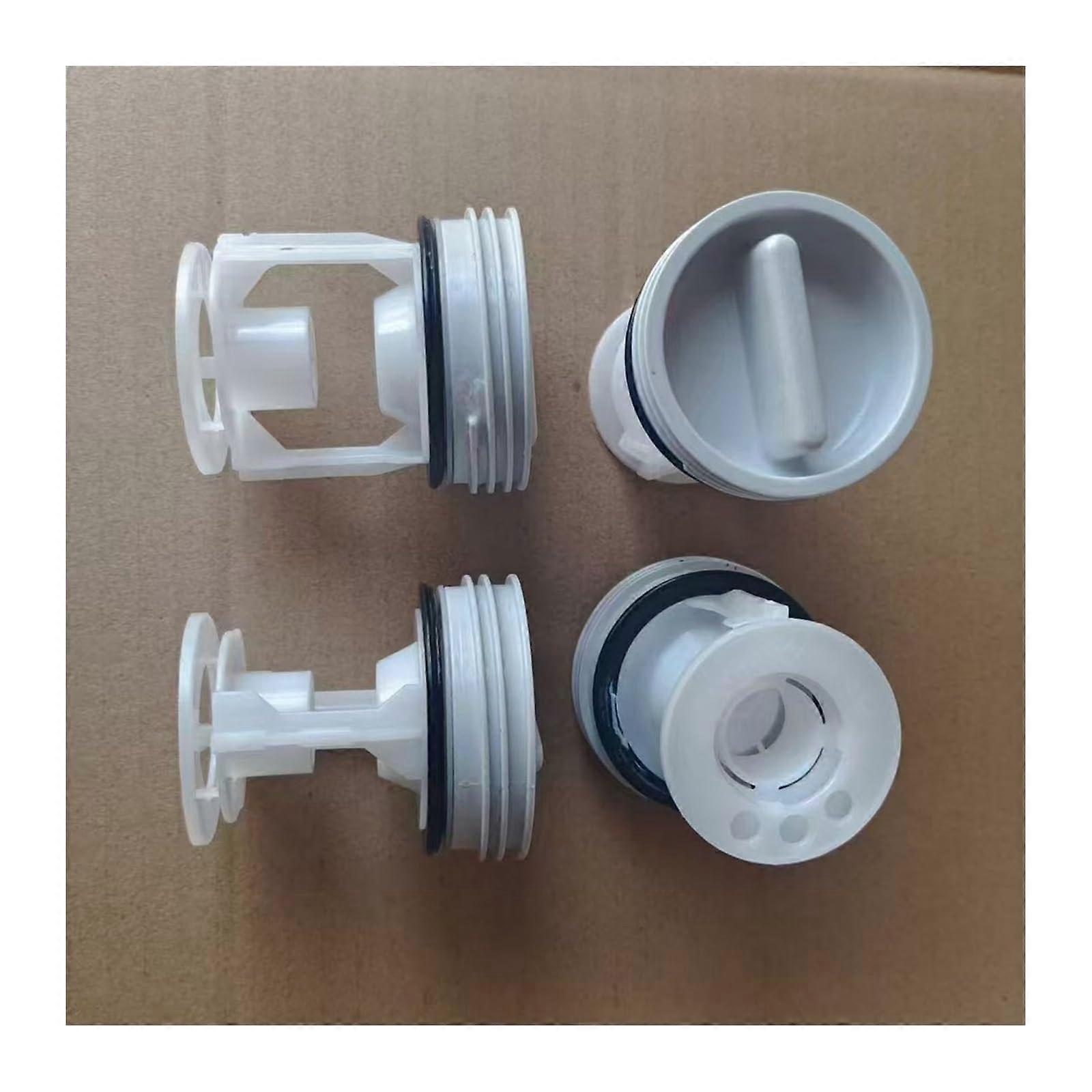 Universal Washing Machine Drain Filter Plug Blue Mesh for Front Load Washer Noise Reduction