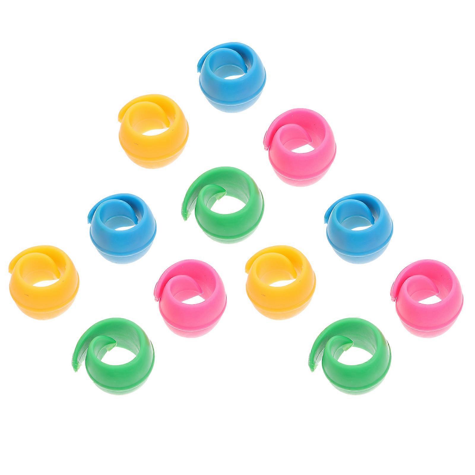 Thread Spool Huggers Silicone Sewing Bobbin Clamps for Quilting 100Pcs