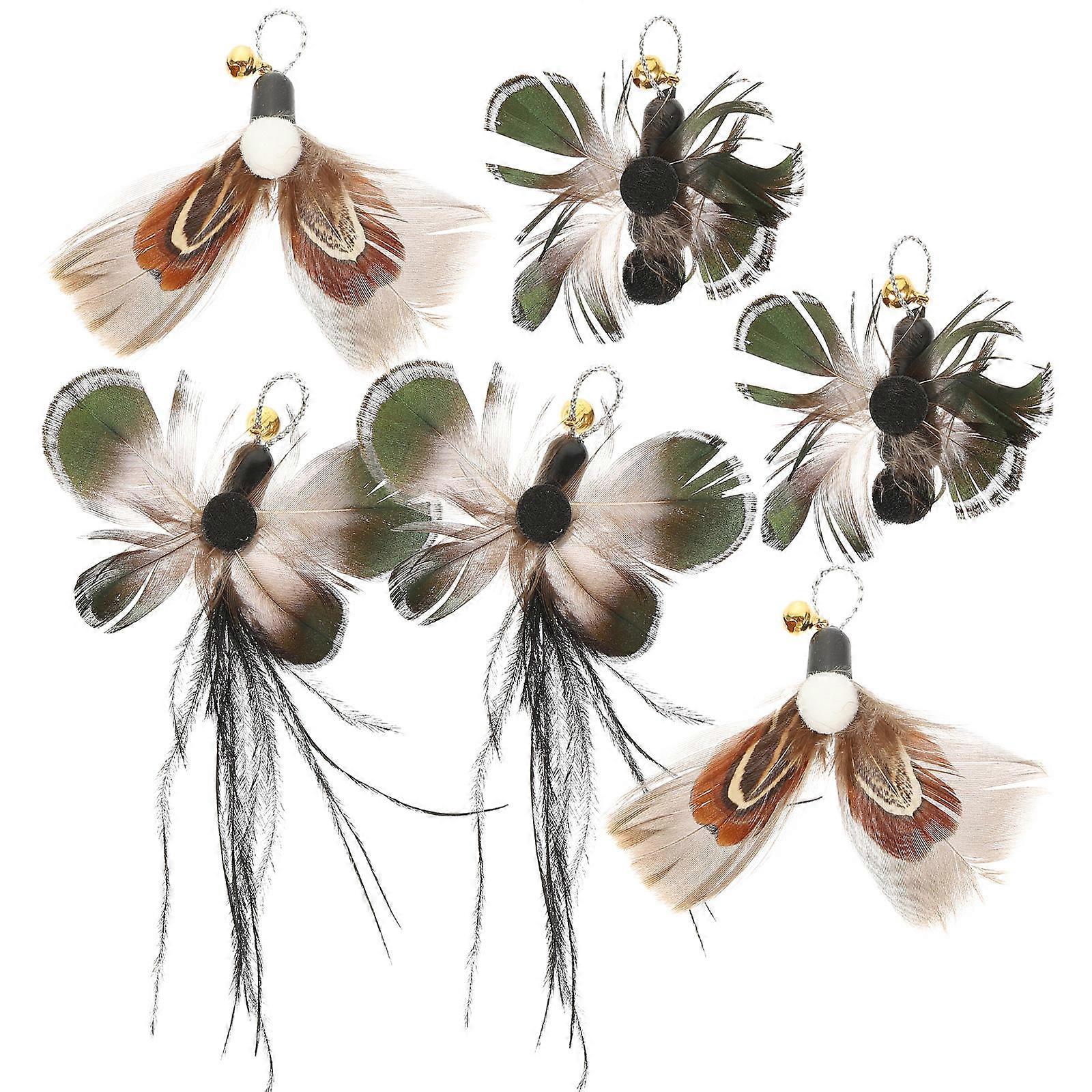 Cat Wand Replacement Heads for Pet Play 12Pcs Assorted