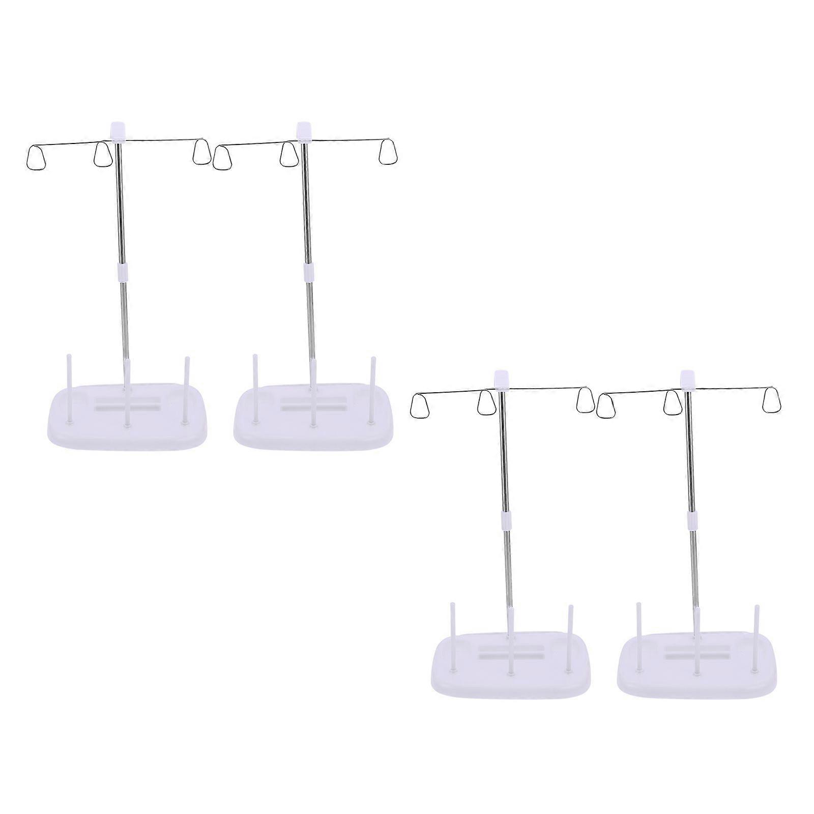 4pcs Thread Holders: Embroidery Sewing Machine Organizer - Spool Thread Rack for Sewing Machine - Spool Rack Bobbin Holder