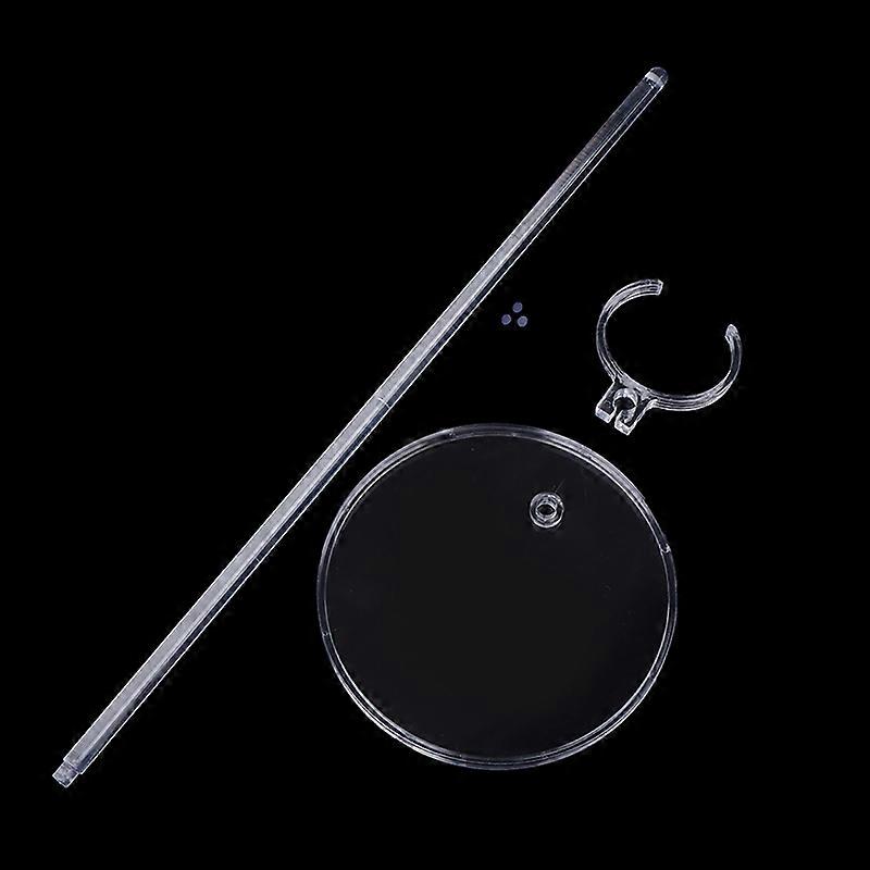 Doll transparent fixed foot plastic standing display stand card waist stand
