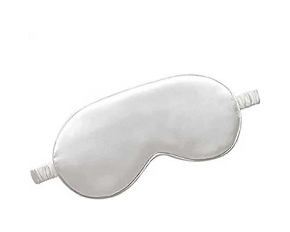 Silk Sleep Eye Mask for Effective Light Blocking, Soft Breathable Fabric, Elastic Strap for Travel