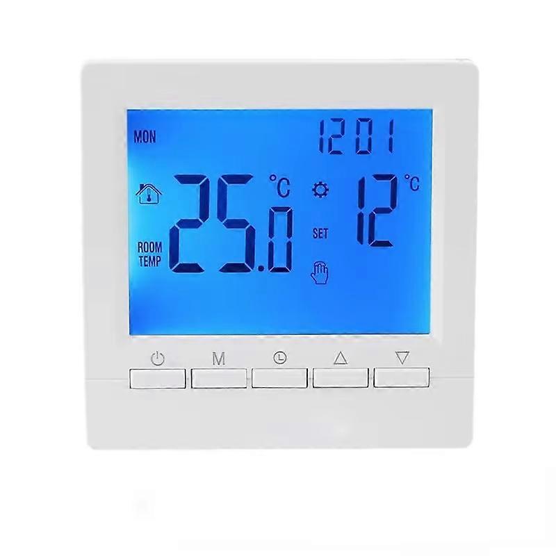 Programmable Temperature Controller Room Thermostat Digital LCD Display Touch Screen Controller Floor Heating Gas Boiler