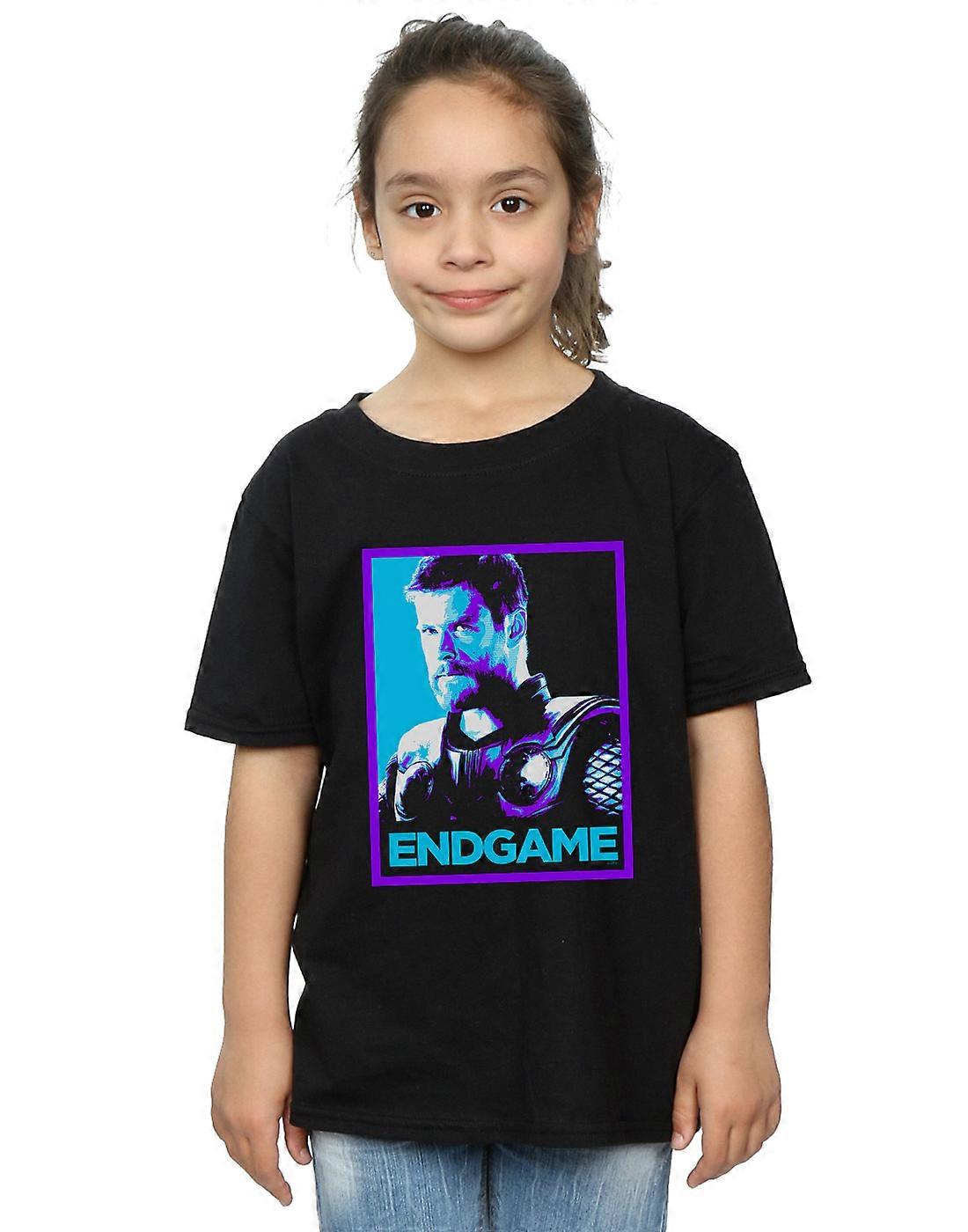 Marvel jenter Avengers Endgame Thor Poster t-skjorte