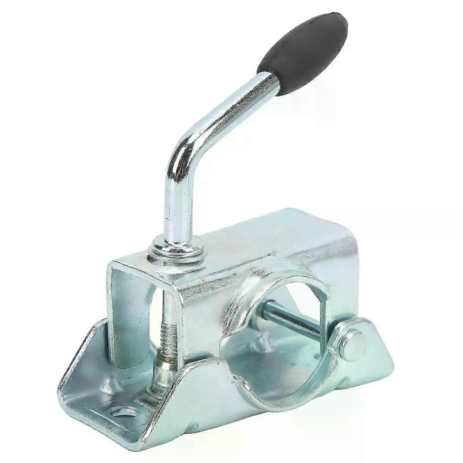 Clamp Split Fixing Bracket Trailer Jack Wheel Split Clamp Prop Stand Support Mount for 48mm/189in Pipe Diameter