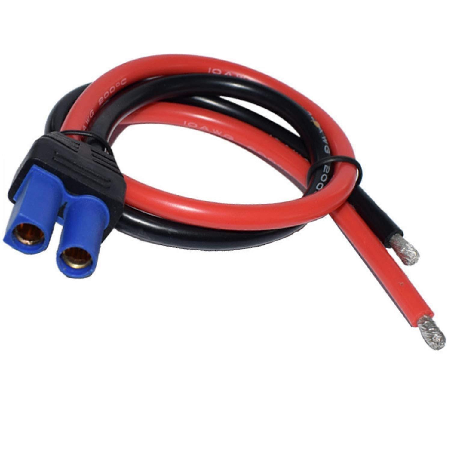 EC5 Connector 10AWG Battery Charging Cable 38cm Flame Retardant  Conductivity Adapter