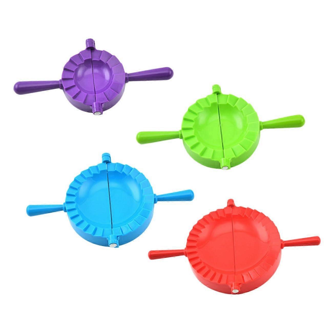 Dumpling Maker Set with Plastic Molds for Easy Fill Fold Press and MultiPurpose Pastry Making
