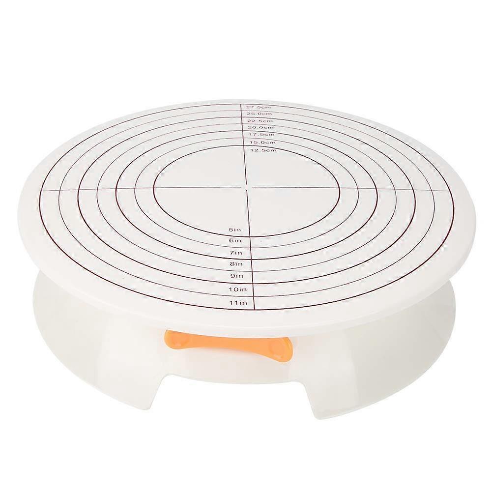 Cake Decorating Turntable with Adjustable Rotation Lock, NonSlip Surface, FoodGrade Durable Stand