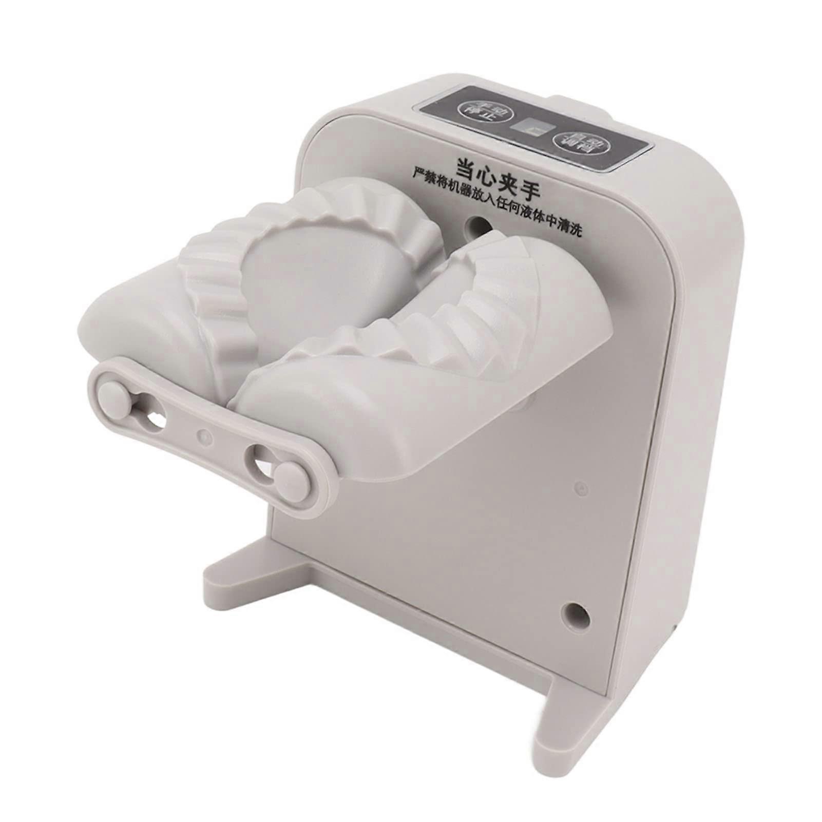 Automatic Dumpling Maker Press with Spoon and Brush, Well Sealed Design for Home and Restaurant