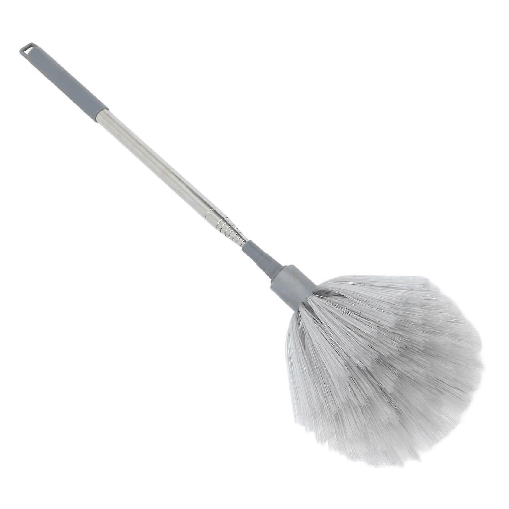 Ceiling Duster with Extendable Long Handle Hard Bristle Brush for Cobweb Removal and  Ceilings